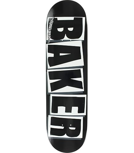 Hockey グリップテープ & Baker スケートボード 8 Amazon.com: Baker Brand Logo -8.0 Red/White Skateboard Deck +