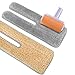 2 Pcs Mop Cloth Only, Kemilove Lazy Double Sided Mop And 360 Spin Automatic Squeeze 38cm Mop Cloth