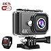 TEC.BEAN 4K Action Camera 45M Waterproof Camera EIS 170°Wide Angle 4X Zoom WiFi Underwater Camera with Remote and Mounting Accessories Kit Compatible with go pro