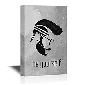 Hair Style Be Yourself Silhouette of Man with...