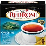 Red Rose Original Flavor Tea Bags, 100-Count (Pack of 4)