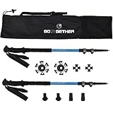 G2 GO2GETHER Expedition Trekking Poles Telescopic Aircraft Alloy (Pack of 2 Poles)