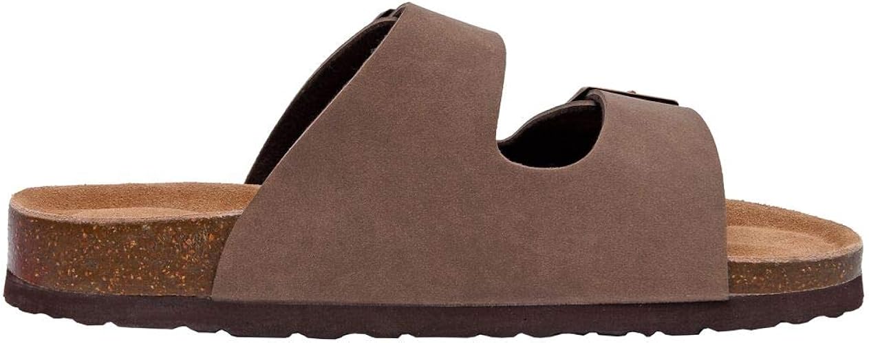  | CUSHIONAIRE Women's Lane Cork Footbed Sandal with +Comfort | Slides