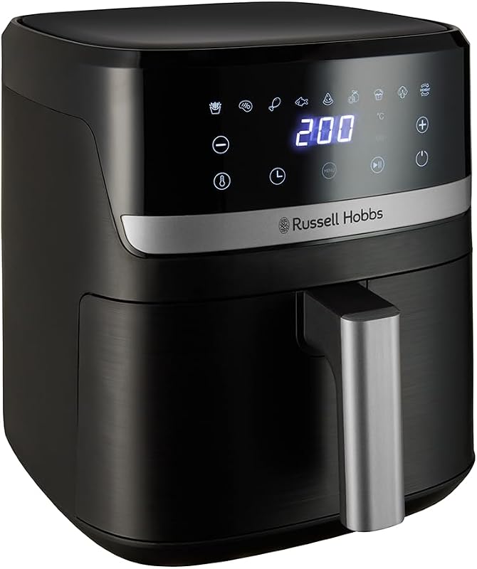 Freidora de Aire, Air Fryer, Airfryer, Freidora sin Aceite 5,5 litros, [9 programas, Compacta] Satisfry (Táctil, Horno, Grill, Asar, Antiadherente, Sin BPA, lavavajillas) 27621-56