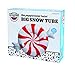 BigMouth Inc. Peppermint Snow Tube - 3 ft. Wide Inflatable Snow Tube with Easy Grip Handles, Made of Durable Vinyl with Welded Seams - Makes a Great Gift