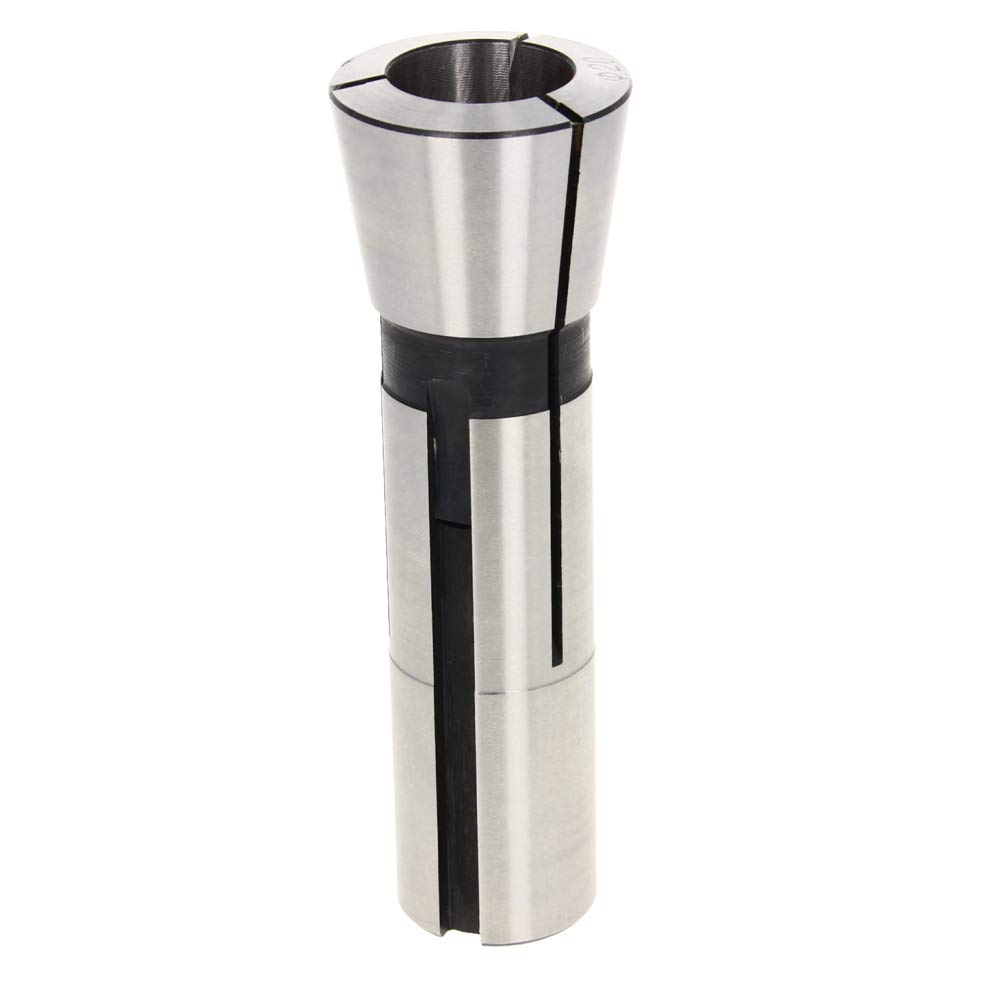 Utoolmart R8 Precision Round Spring Collet, R8 Collet, Precision R8 Collet Set, 20mm Mill Chuck Holder, 65Mn Spring Steel, M12 Thread, Taper Spindle R8 Collets for Mill Machine, 1 Pcs