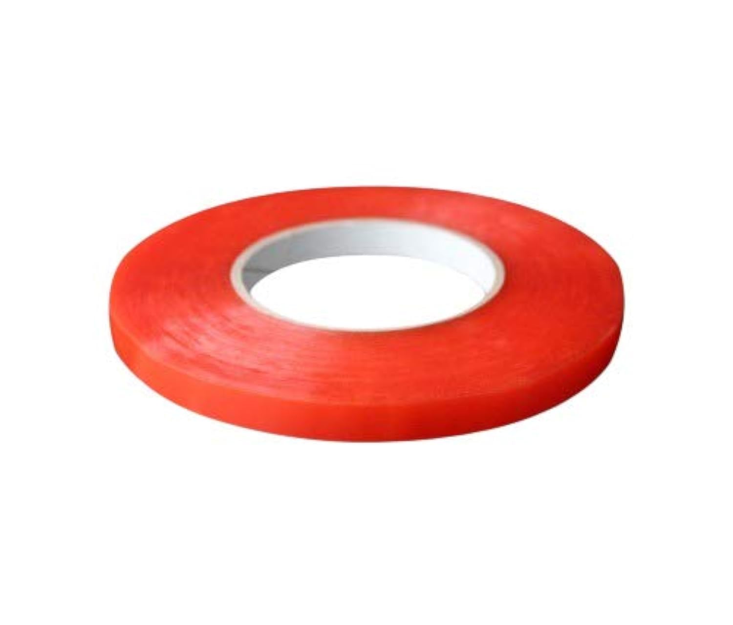 6mm Red Double Sided Adhesive Sticky Tape Easy Lift Super Strong EXTRA LONG 50m
