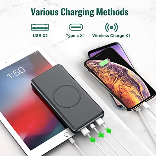 Ekrist Wireless Portable Charger Power Bank, PD 26800mAh Quick Cell