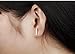 Women Earrings Rose Gold Plated Vertical Bar Stud Earrings For Women Fashion Jewelry