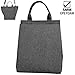 KOKAKO Lunch Bag Lunch Box Cooler Bag Insulated with Shoulder Strap for Men Women(gray)
