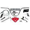 BBR Handlebar Kit - With Tripleclamp - Red - Honda XR/CRF 50 2000-Up - 510-HXR-5041 by BBR Motorsports