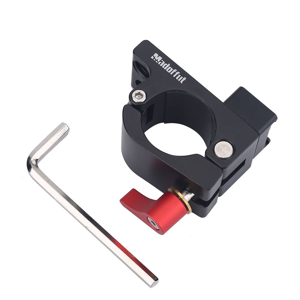 EBTOOLS 25-27mm Light Mount Stand Bracket Rod Clamp Holder Replacement for Ronin-M Feiyu Replacement for Monitor Accessory