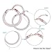 Miraculous Garden 2pcs Rose Gold Plated Clear Crystal Couple Link Mesh Bracelet