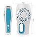 D-FantiX Handheld Fan Battery Operated Portable Water Misting Fan Personal Mist Fan for Travel, Home, and Office Blue