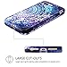 GUAGUA iPhone 7 Plus Case iPhone 8 Plus Case Mandala Flower Three Layer High Impact Resistant Heavy Duty Full Body Cover Anti-scratch Shockproof Protective Phone Case for iPhone 7 Plus/8 Plus Purple