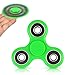 FridayFun For Tri-Spinner Fidget Green EDC ADHD Foucus Toy With Great Deep Thought and Anxiety Relief, Longer Rotation and Smaller Friction