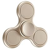 (New Arrival) Fidget Spinner, POAO Fidget Toys Tri-Spinner Toy Stress Reducer, Great Gift and Perfect for ADD, ADHD, Anxiety and Autism Adult Children [Gold]