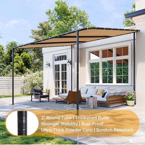 Breezestival 10x12 Lean-to Pergola Review: Wall-Mounted Canopy for Patio & Deck Shade image 18