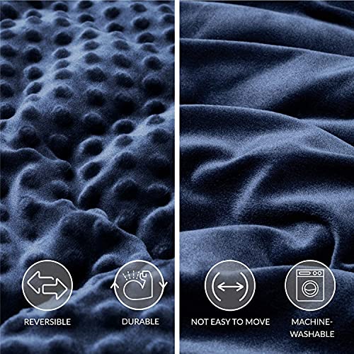 Bedsure Weighted Blanket Queen Size with Removable Cover Washable