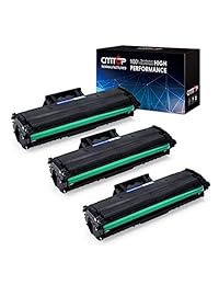 cmtop 3-Black Compatible de repuesto para Samsung 111S MLT-D111S MLTD111S cartuchos de tóner de alto rendimiento, trabajar con Samsung Xpress M2020 W, Samsung Xpress M2070FW y M2070 W, Xpress impresoras láser