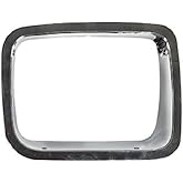 Omix-Ada | 12419.22 | Headlight Bezel, Right, Chrome | OE Reference: 56003104 | Fits 1987-1995 Jeep Wrangler YJ