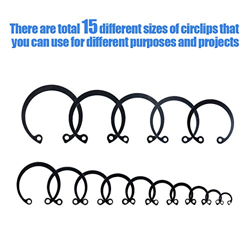 3 Glarks+Internal+Circlips+Retaining+Assortment