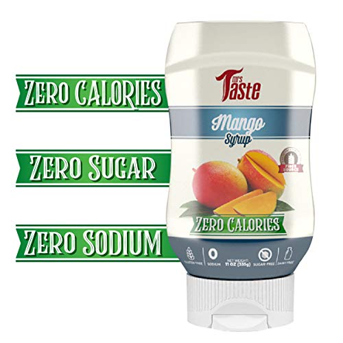Mrs Taste, Zero Calories, Zero Sugar, Zero Sodium, High Fiber, Pancake & Ice Cream Syrup, Keto Friendly, Paleo Friendly (Mango)