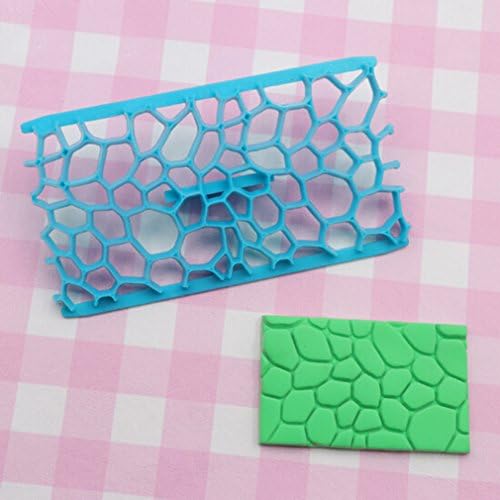 Yinew Cute Cake Fondant Embosser Mold Cutter icing Embossing Biscuit Sugarcaft Mould Tool,Stone,3#