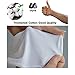 White Cotton Gloves, Matte 100% Cotton Stretchy Wrist Length Plain Blank Thin Gloves 6 Pairs