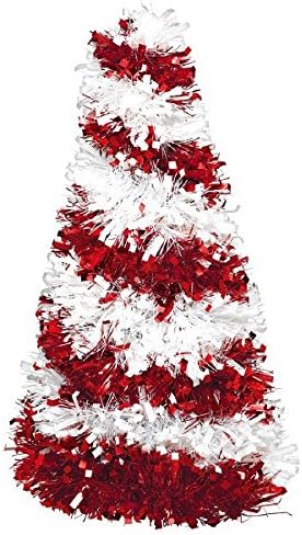 Amscan Christmas Tree Tinsel Centerpiece Holiday Decoration