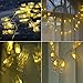 Binval Photo Clip String Lights,Hang Pictures,Artwork,Card Memos,Painting for Bedroom,Dorm, Kids Room Christmas Party Starry Lights, Battery Powered,30LED (Warm White,2-Pack)