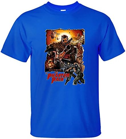 XHAND Men's Metal Gear Solid V ï¼šThe Phantom Pain BIG BOSS Short Sleeve T-Shirt blue M