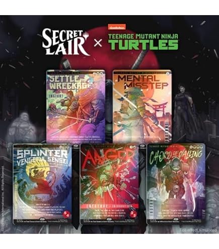 Amazon.com: MTG Secret Lair x Teenage Mutant Ninja Turtles: VHS