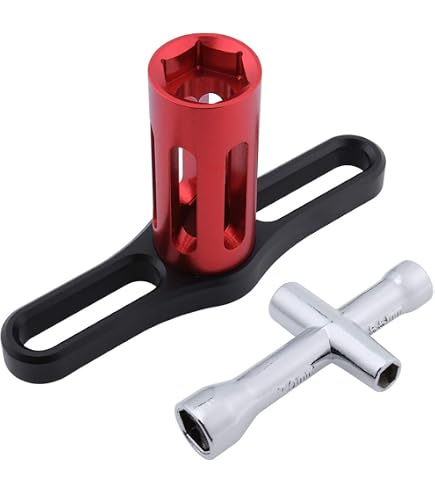 Btspepejoy Outil D'entretien Des Clés Croisées 4 Mm, 5 Mm, 5,5 Mm, 7 Mm Et Clé De Voiture Télécommandée, Clé à Tendeur RC Et Clé Hexagonale Pour