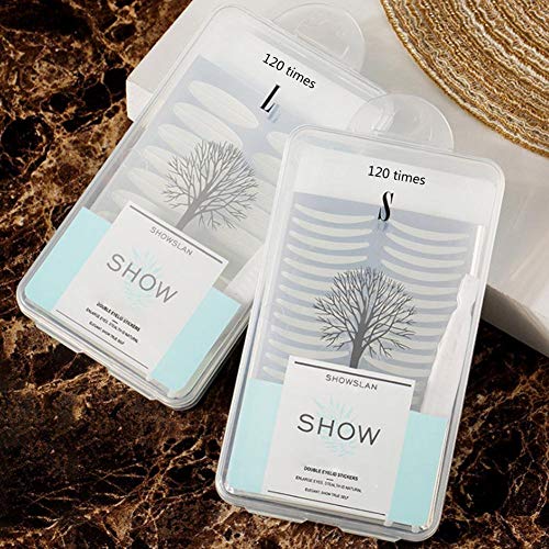 Luerme Natural Invisible Single/Double Side Eyelid Tapes Stickers 120 Times Invisible Three - Dimensional Non - Reflective Waterproof Sweat - Proof Long - Lasting Sticky - Thumbnail 5