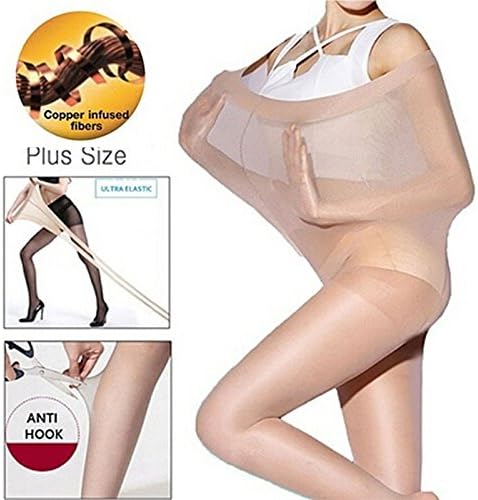 Feelingirl New Upgraded Super Elastic Magical Tights Silk Stockings Skinny Legs Collant Sexy Pantyhose Prevent Hook Silk Medias Women