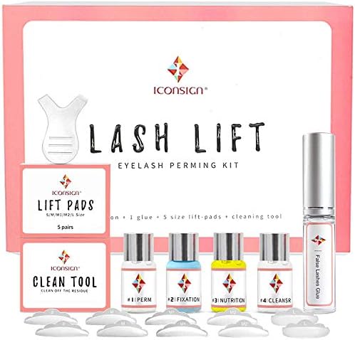VASSOUL Lash Lift Kit, Eyelash Perm Kit, Professional Eyelash Lash Extensions, Lash Curling, Semi-Permanent Curling Perming Wave Suitable For Salon