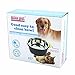 Joyoldelf Dog Bowl Feeder Pet Puppy Food Water Bowl, 2-in-1 Plastic Bowl & Stainless Steel Bowl, Mountable Cat/Rabbit/Bird/Hamster/Shitzu/Ferret Food Basin Dish Perfect for Crates
