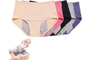 ANOMOCIA Everdries Leakproof Ladies Underwear - Everdries Leakproof Panties for Over 60#s with Incontinence High Waisted