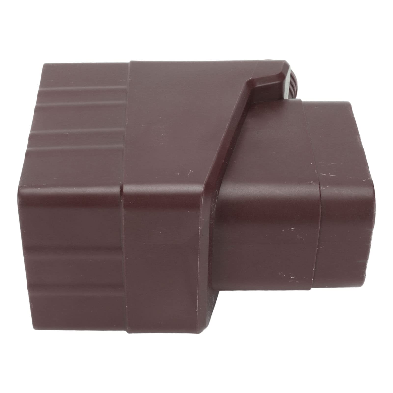 Water Diverter System, 40 Inch Reusable Rectangular Rainwater Collection System for Lawn Watering (Dark Brown)