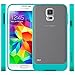 Caseology Frostback for Galaxy S5 Case (2014) - Frost Clear - Mint Green