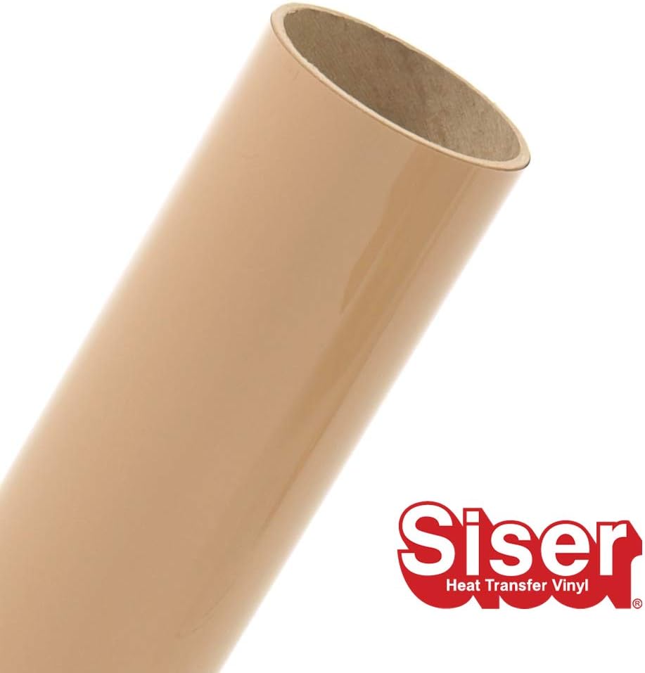 Siser EasyWeed HTV 11.8" x 5ft Roll - Iron On Heat Transfer Vinyl (White): Arts, Crafts & Sewing