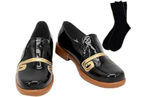 TKIEIO Qiqi Cosplay Shoes Keqing Boots Anime Characters Cosplay Shoes Cos Performance