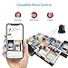 Bagotte Full HD 1080P WiFi Home Security Camera, Wireless IP Indoor Surveillance System Pan/Tilt/Zoom Audio Camera, Night Vision, Motion Detection, Remote Baby Monitor iOS - Cloud Storage