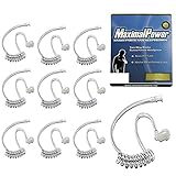 Pack of 10 - Twist On Replacement Acoustic Tube for 2-Way Radio Headsets by MaximalPower