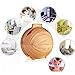 Zenoplige Essential Oil Diffuser with Water Aromatherapy 600ML Globe Cool Mist Humidifier Ultra Quiet Ultrasonic Nebulizer Filter Free Last Overnight Shadow Wood Grain