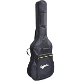 Housse Guitare Acoustique Noire Imperméable - Sac à Dos Rembourré Kabalo