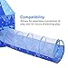 WolfWise Prince Play Tunnel Pop-up Children Game Tent Tunnel Blue