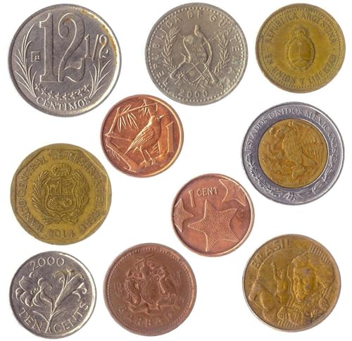 10 American Coins Mixed