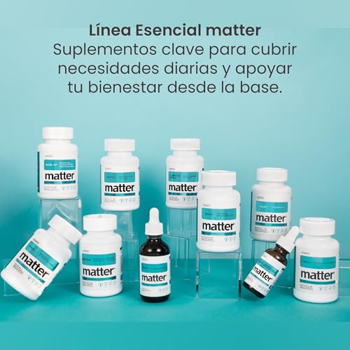 Matter Zincox, Suplementos Alimenticios de Zinc Bisglicinato Quelato TRAACS® con L-Lisina, Apoya la Protección Celular, Vitalidad y Bienestar Integral, 60 Cápsulas Vegetales